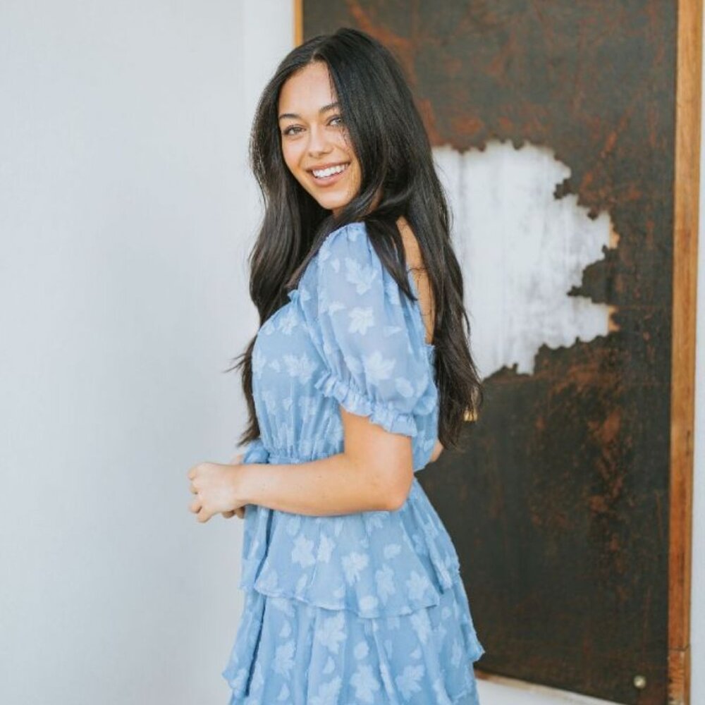 Lush Dress In Blue - Picture 4 of 4